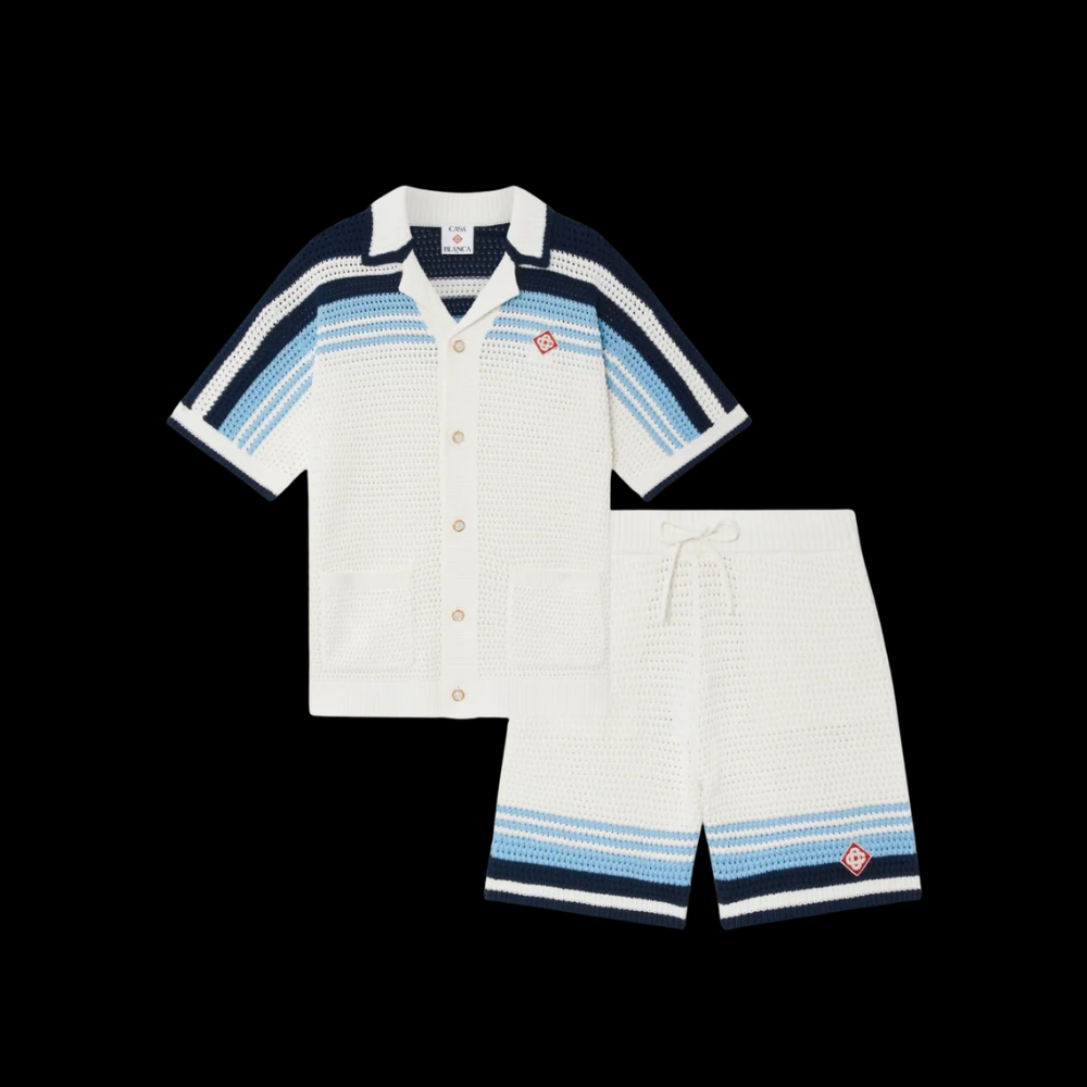 "CASA STRIPES SHORT SETS"