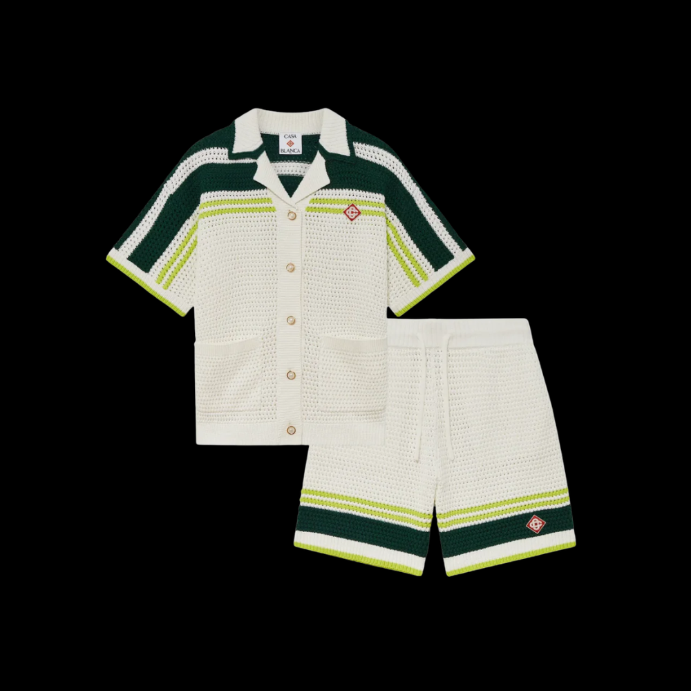 "CASA STRIPES SHORT SETS"