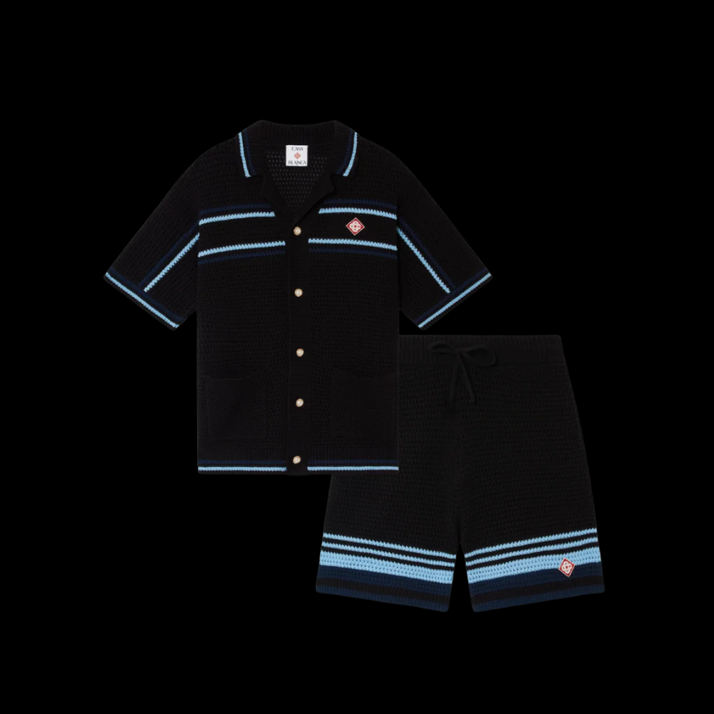 "CASA STRIPES SHORT SETS"