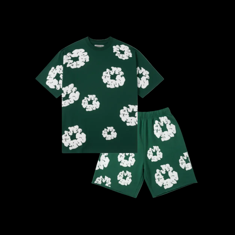 "FLOWER SHORT SET"