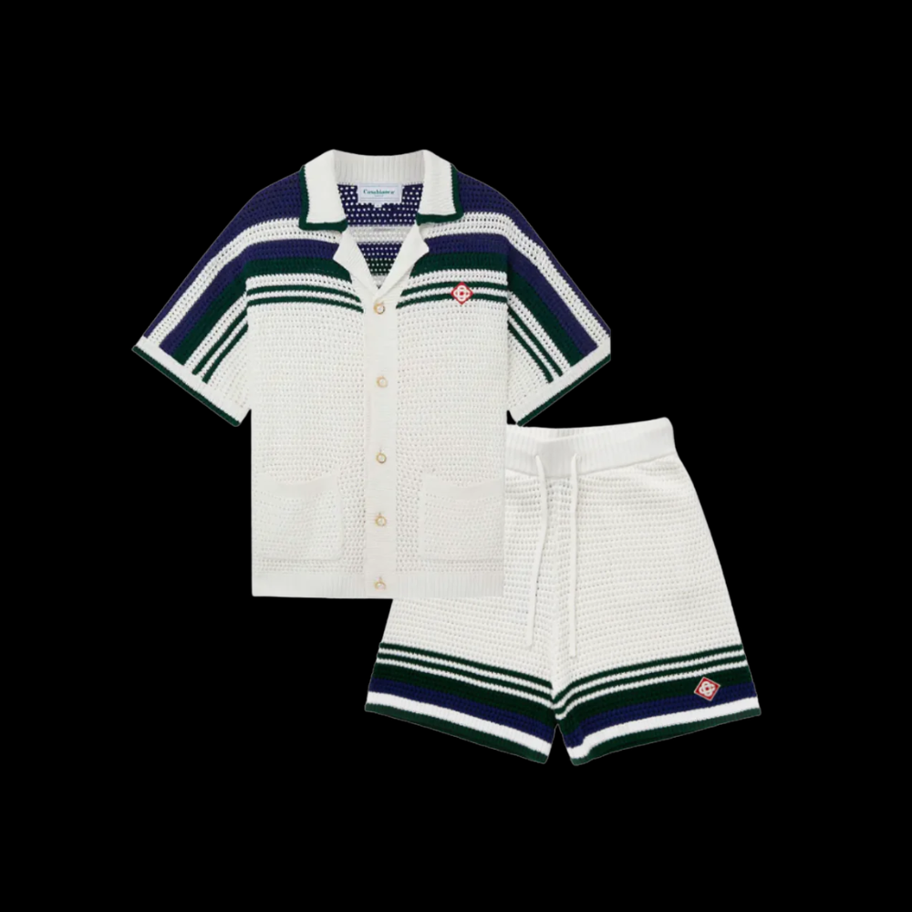 "CASA STRIPES SHORT SETS"