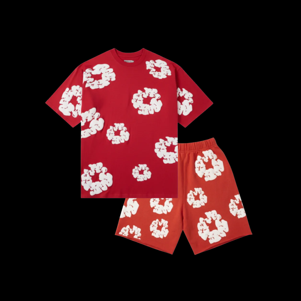 "FLOWER SHORT SET"