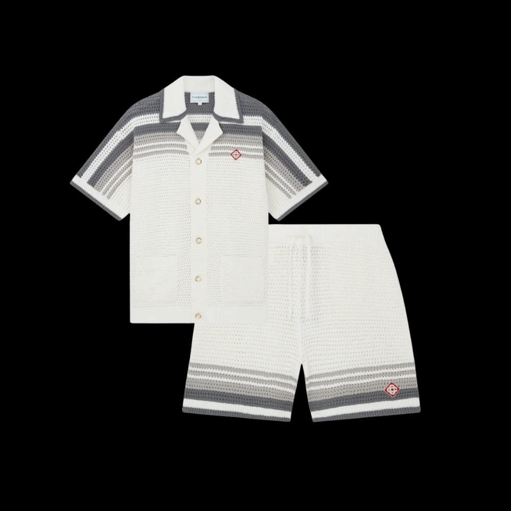 "CASA STRIPES SHORT SETS"