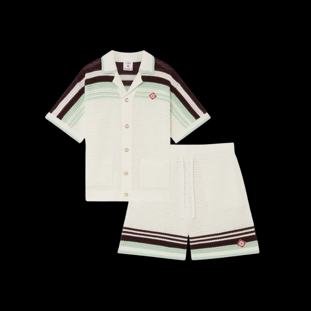 "CASA STRIPES SHORT SETS"