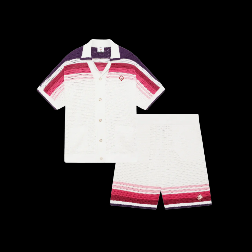 "CASA STRIPES SHORT SETS"