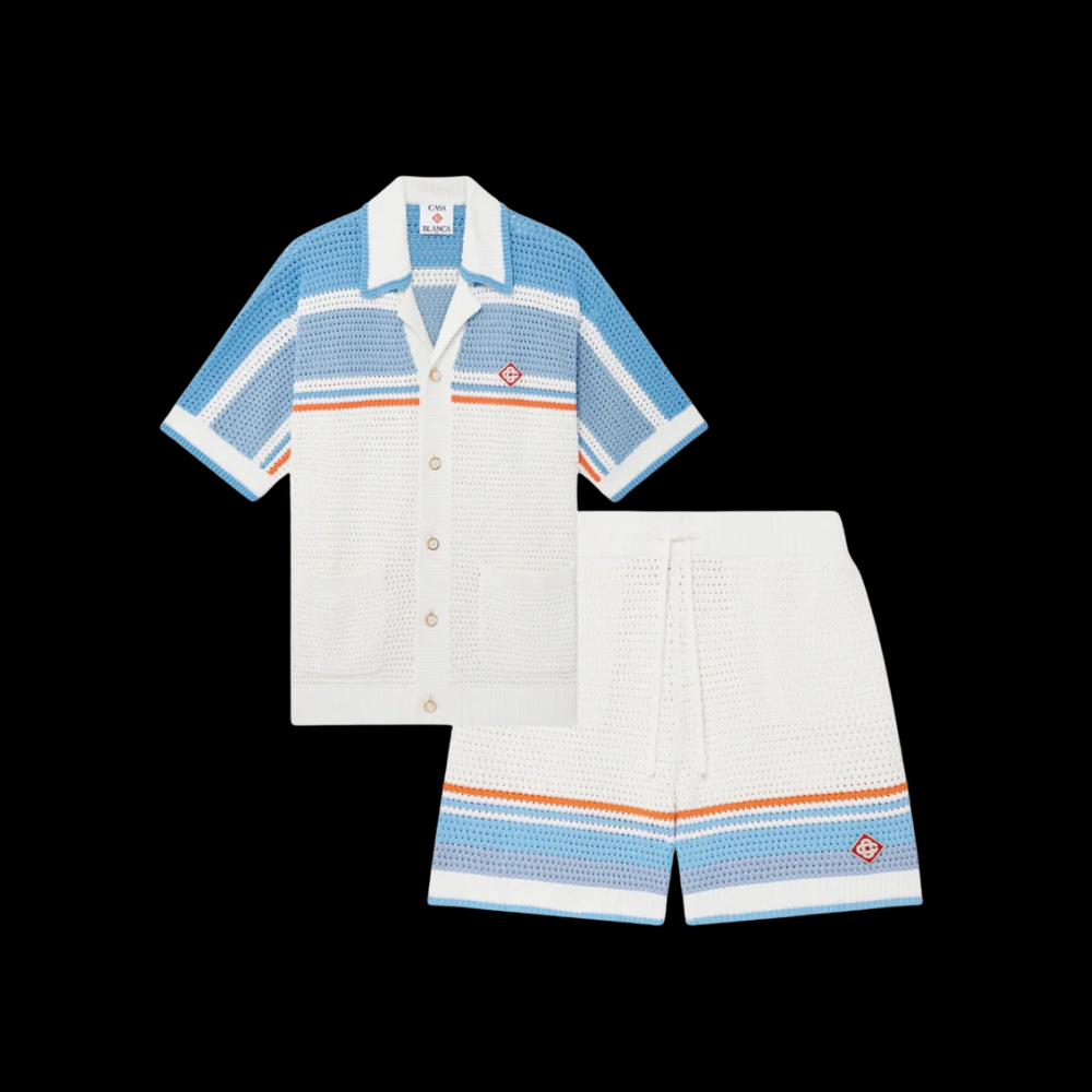 "CASA STRIPES SHORT SETS"